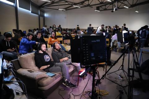 Photographie d'une LAN