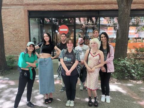 Photo des membres de l'association la Bulle !