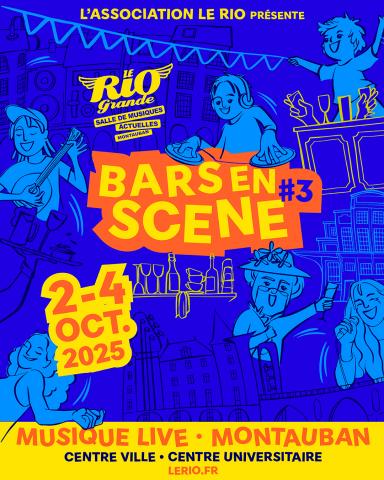 Affiche Bars en scène 2025 à Montauban